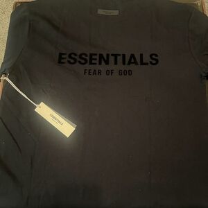 Essentials Black Short Sleeve Tee